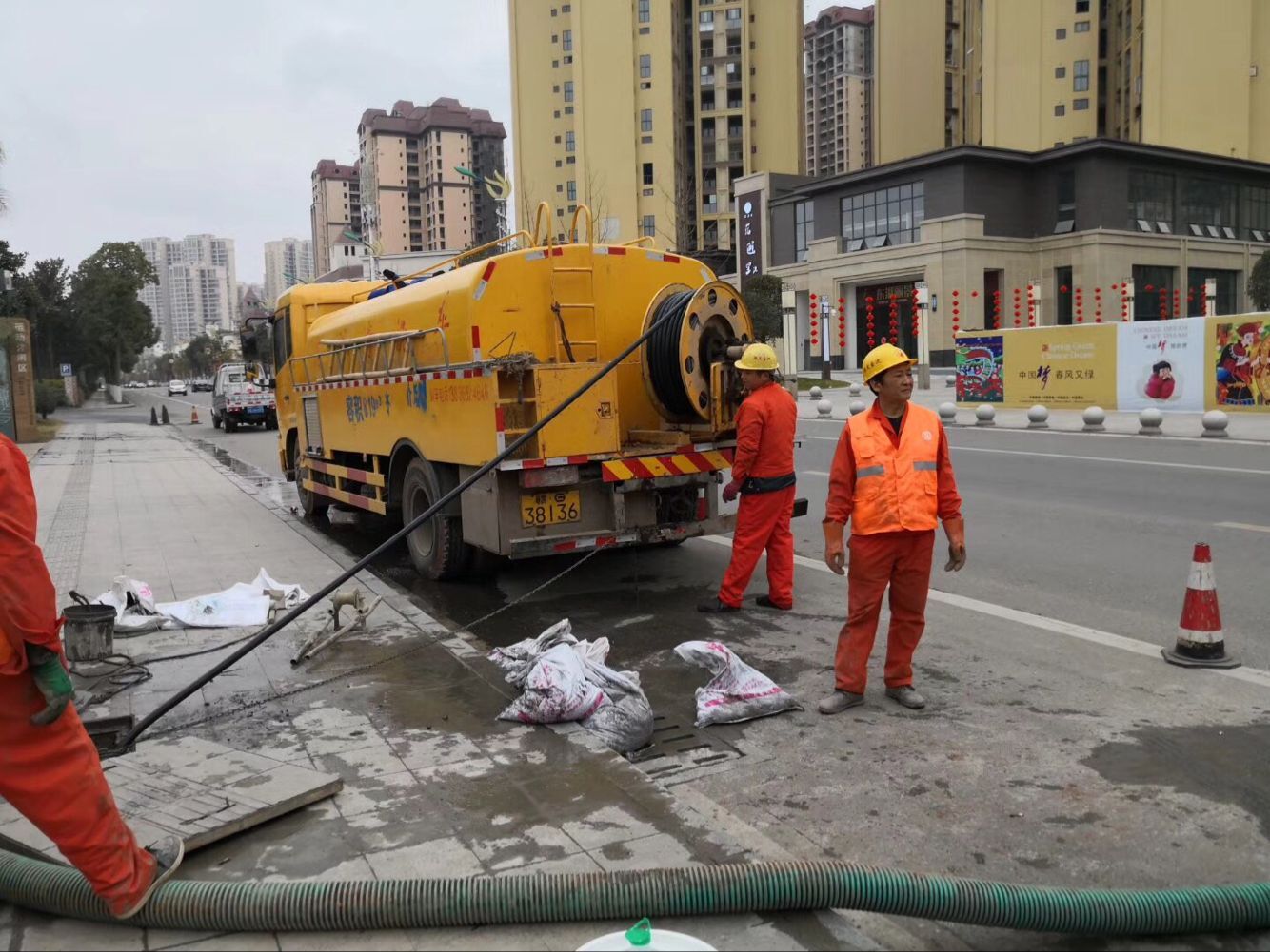 茂名排污管道清淤-管道清洗